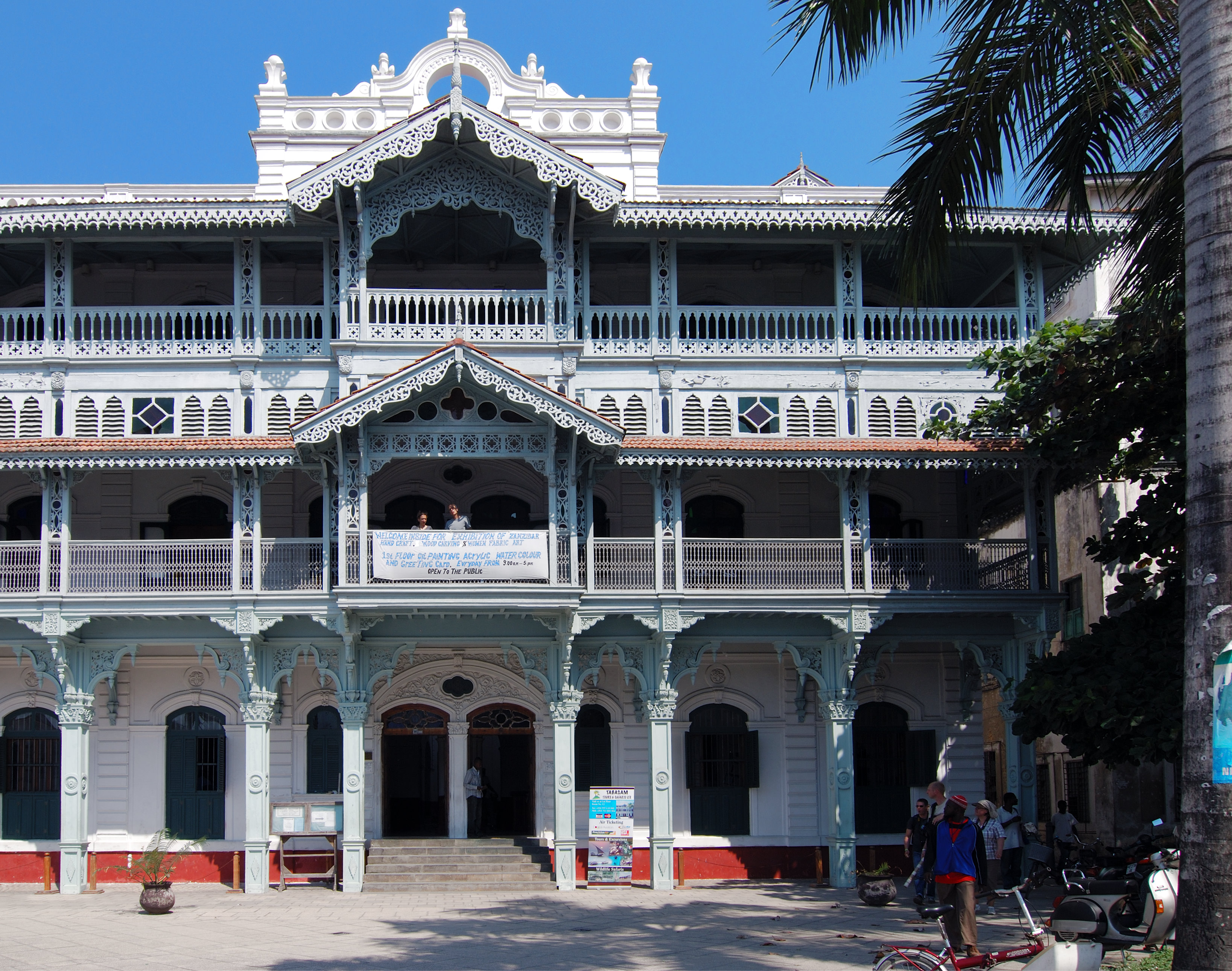 Historic architecture showcasing Arab and Indian influences